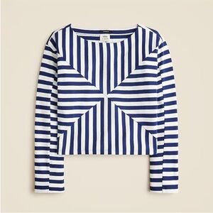 J. Crew Christopher John Rogers X mariner cloth boatneck T-shirt Size XS NEW